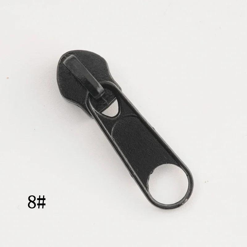 10-50 шт. 3# 5# 8# 10# Водонепроницаемые реверсивные слайдеры для нейлоновых молний, куртка, палатка, пуллер для молнии, головка, ремонт, швейные принадлежности