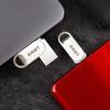 EAGET HT10 Двухпортовая металлическая USB-флешка с интерфейсом Type-C и USB 3.2, вращающаяся
