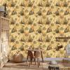 Wallpaper Sailboats on a vintage world map in a vintage style 50x1000