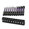 10pc Screwdrivers Bit Hex Head Bit Holder Set Magnetic Batch Head 1/4Shank Screwdriver Bit Pneumatic ScrewDriver Wrench HandTool