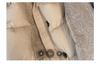 Women's Lambswool Patchwork Cotton Stand Collar Jacket - 2025 Winter Warm Short Design
