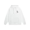 Li-Ning X Pablo Ientile, однотонная хлопковая толстовка с принтом черепа и завязками, толстовка унисекс, белая AWDS913-3