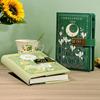 224 страницы Блокнот формата B6 Утолщенный С рисунком Книга паролей с замком Водонепроницаемый Защита секретов Студенческий блокнот