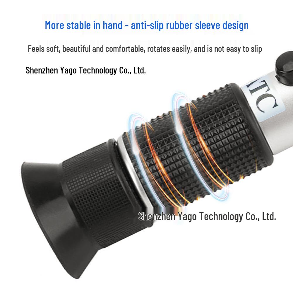 Ручной рефрактометр 3-в-1: Сахаромет 0-40% Brix, Тестер алкоголя 0-25%, Ареометр Боме 0-22°
