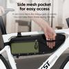 WEST BIKING 2,6 л Велосипедная сумка на верхнюю трубу рамы Большая вместимость Устойчивая к царапинам Водонепроницаемая сумка на раму велосипеда Аксессуары для MTB Шоссейного велосипеда