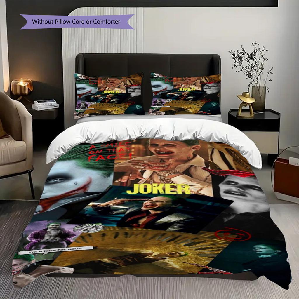 Joker Phoenix'S Dark Journey Bedding 1 Duvet Cover 2 Pillowcase Without Core Christmas Birthday Gift Duvet Cover And Pillowcase Bedding Set