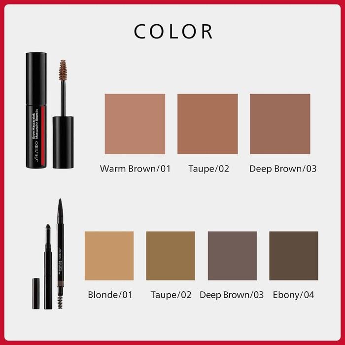 SHISEIDO Набор для бровей Ink Trio 04 Эбони (0,06 г/0,25 г)