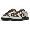 Nike Женские кроссовки Dunk Low LX Brogue Black Summit-White Cacao-Wow FV3642-010