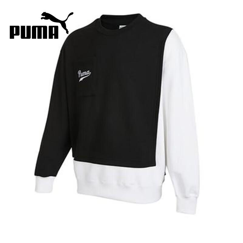 Puma Унисекс свитшот с круглым вырезом и вставками