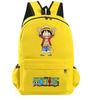 Anime One Piece Backpack for Boy Girl Hildren Back To School Schoolbag Student Kawaii Backpack Luffy Nami Usopp Lightweight Bags