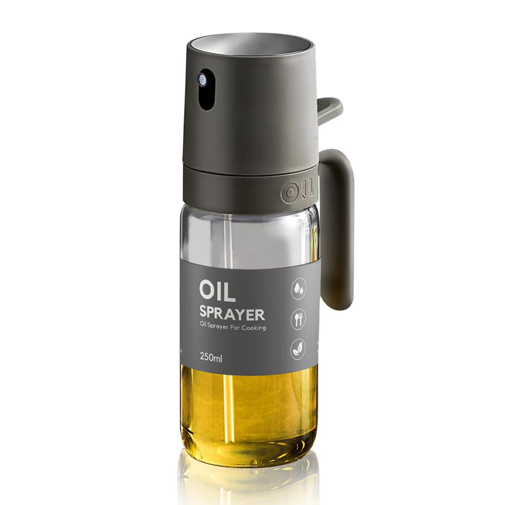 Oil Sprayer for Cooking 250ml Olive Oil Glass Spray Bottle Leakproof Kitchen Gadgets Accessories