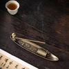 Boat Shape Incense Stick Holder Metal Aromatherapy Ornament  Home Interior Decoration