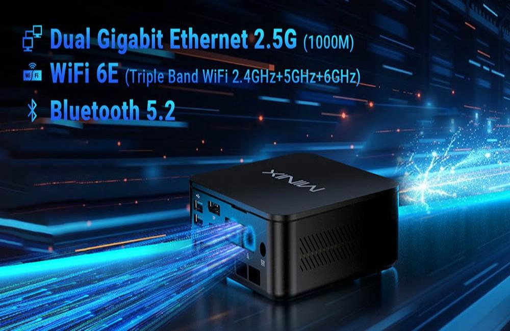 Восстановленный мини-ПК MINIX NGC NR660, AMD Ryzen 5 6600H Ядра Макс 4,5 ГГц, 16 ГБ ОЗУ 512 ГБ SSD