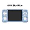 Новейшая портативная игровая консоль XF35H Retro, 3,5-дюймовый IPS-экран, система Linux, карманная игровая приставка, 64/128 ГБ встроенной памяти, 20000+ игр