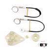 EWR268 Power Window Regulator Repair Kit Rear Left for Renault Megane MK1 X64 BA0/1 LA0/1 KA0/1 1996-2003 4/5 Door 7700834343