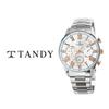[Tandy] Классические мужские многофункциональные металлические часы 3713 розовое золото ([Тэнди] предоставлена ​​сумка для покупок),Корейские популярные часы