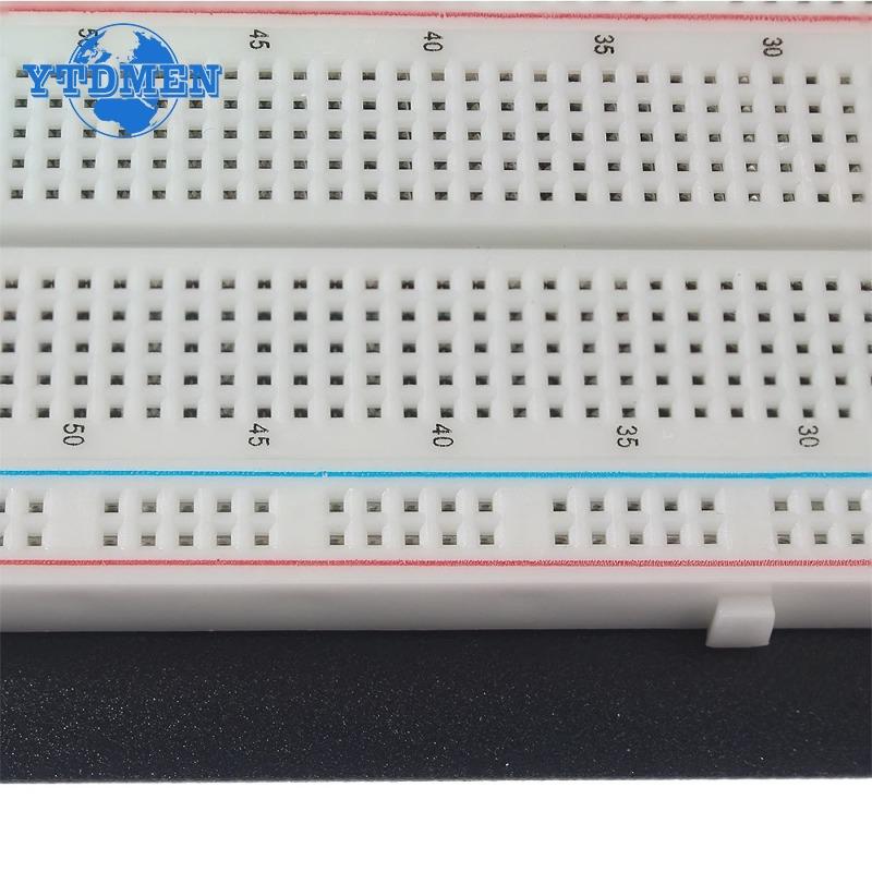 ZY-204 Breadboard 1600pts Protoboard 4 Bus Test Circuit Board Connection Point 1660 Bread Board
