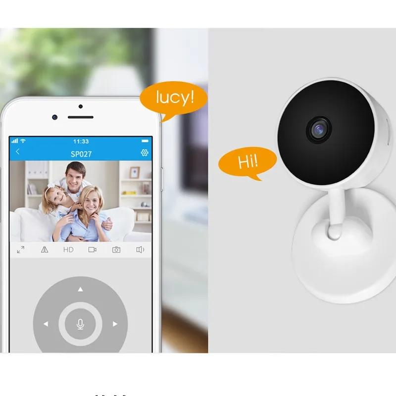 360° WI-FI камера Беспроводная камера HD 1080P IP-камера Домашняя камера безопасности Двусторонняя аудио камера ночного видения CCTV