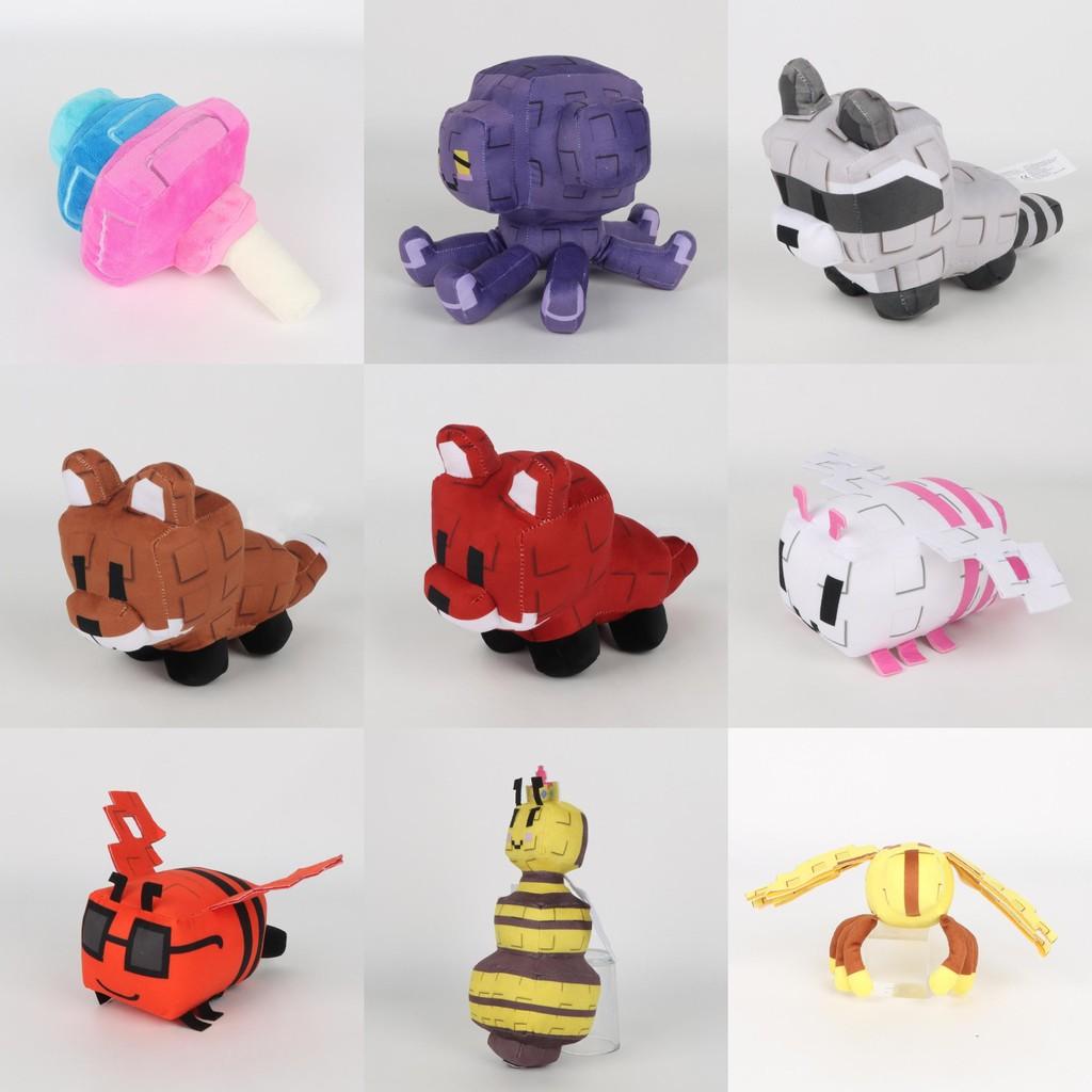 Toy Minecraft Plush Queen Bee Animal Durable Material Play Collecting Doll Gift