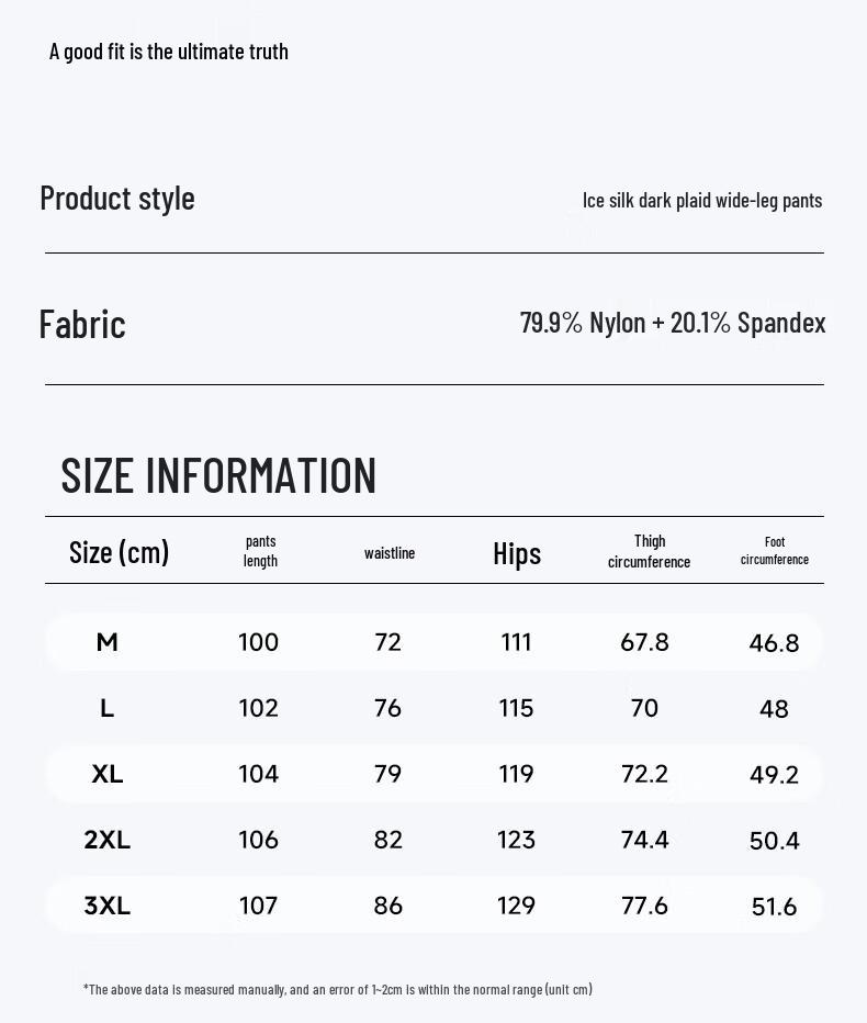 GENIOLAMODE Men's Loose Ice Silk Wide-Leg Casual Pants
