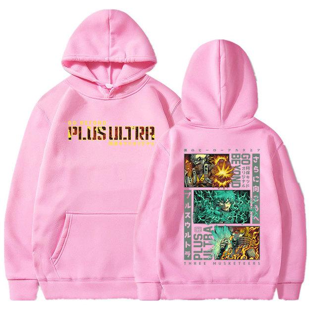 Толстовки с капюшоном из аниме «Мой герой Академии» Todoroki Shoto Bakugou Katsuki Midoriya Izuku Deku, мужские толстовки с длинными рукавами и капюшоном большого размера