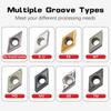 10pcs DCMT11 Carbide Insert DCMT11T304 DCMT11T308 External Turning Tool Diamond DCMT CNC Blade Cutter Lathe For SDJCR/L