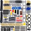 ASTEM Technic Parts 826 шт. Новейший дифференциал Колесо Цепь Звено Соединитель Шарнир Грузовик Танк Колесо Амортизатор Рулевой вал Moc Соединитель колеса