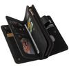 For Samsung Galaxy A55 5G Zipper Wallet Case with 15 Card Slots and Strap Leather Phone Cover