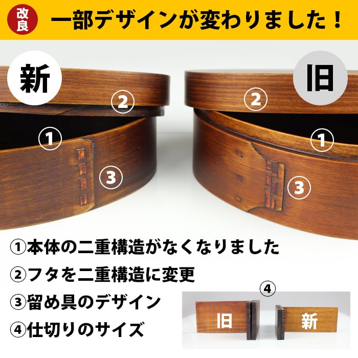 Fujishiro Kogei Magewappa Овальная коробка для бенто Cat с японской отделкой (900мл (лаковый) Кошка)