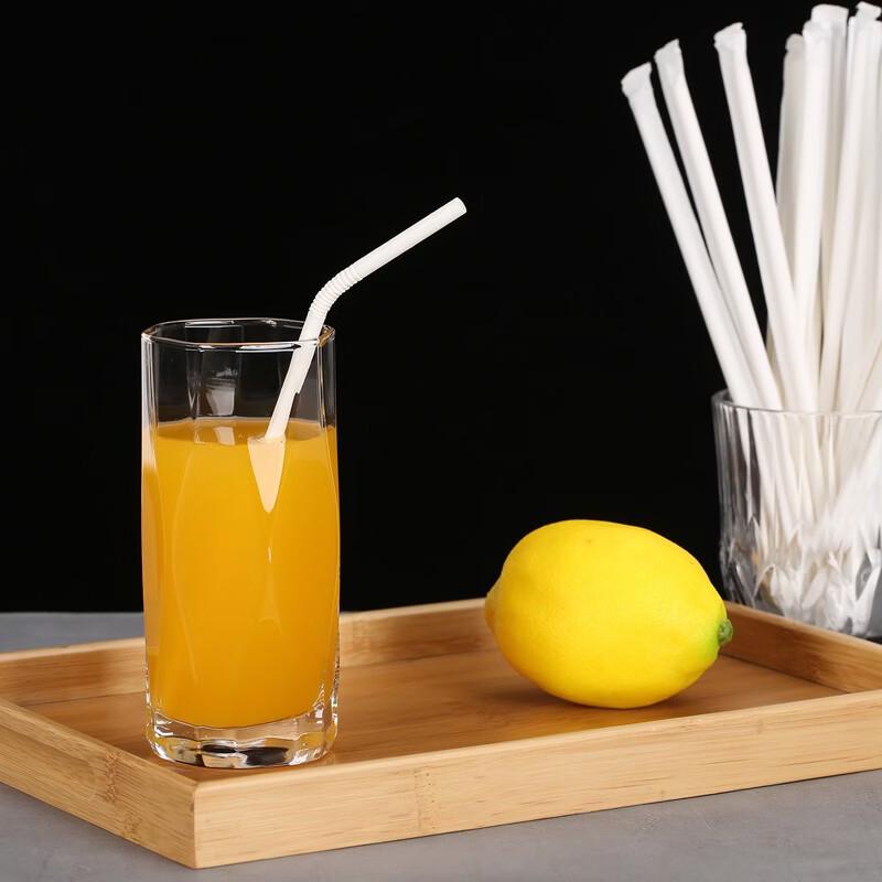 Биоразлагаемые бумажные соломинки Fangcaodi, индивидуальная упаковка, гнущиеся