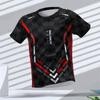 New 3D Printing Hot-Selling Outdoor Running Sports Breathable Quick-Drying Fitness Clothes Casual Wear Round Neck Adult T-Shirt