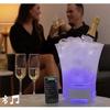Ice Bucket - MODEZVOUS - LED Lighting - Bluetooth Speaker - 7-color Ice Bucket - White Plastic