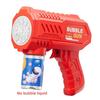 1PC 10 Holes Children Electric Bubble Gun Rocket Soap Automatic Bubble Machine Kids Summer Outdoor Bubble Blowing Toys for Kids