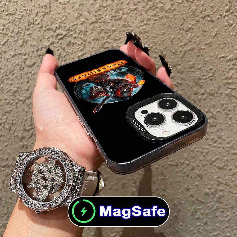 Game Darksiders Mobile Phone Case for iPhone 17 16 15 14 13 12 11 Air Pro Max Plus MagSafe Translucent Colorful Cover Cover