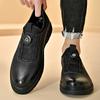 Модные уличные нескользящие повседневные мужские кожаные туфли удобные кроссовки высококачественные оксфордские туфли дышащая обувь для ходьбы кроссовки для ходьбы