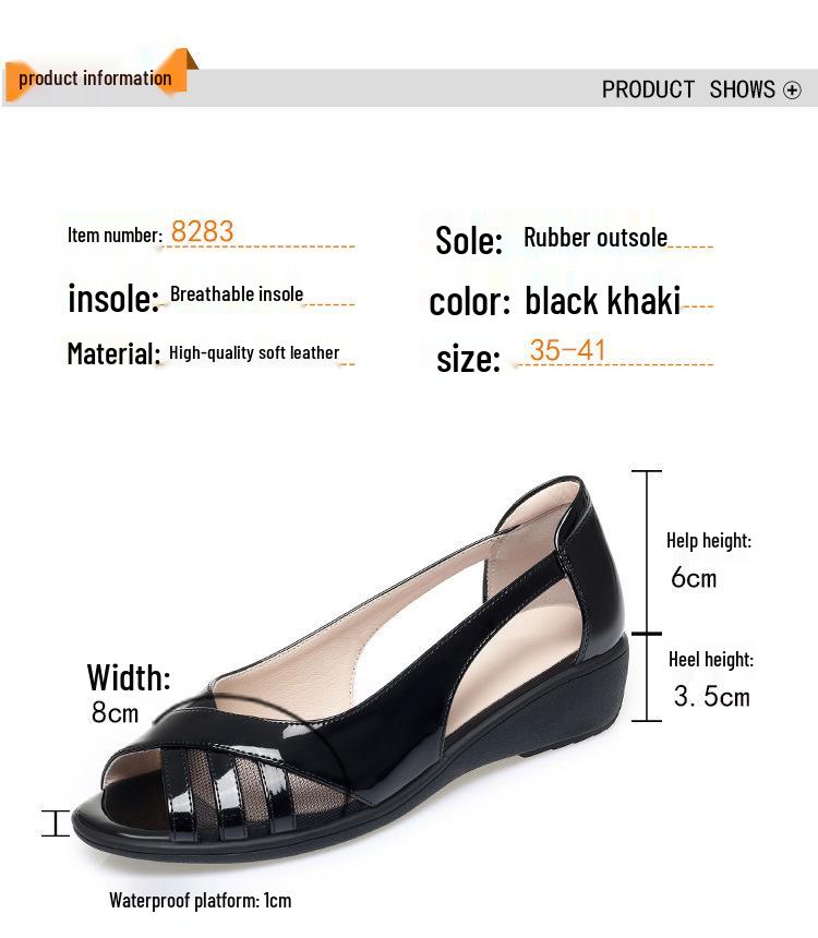 2024 Summer Women's Flat Sandals with Soft Sole - Comfortable Closed Heel, Open Toe Design for Moms