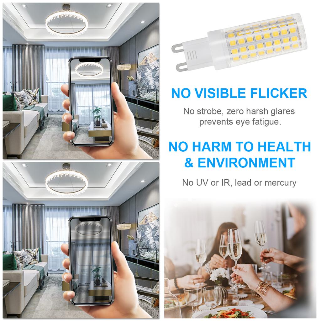 Светодиодные лампы G9 10 Вт 110 В 1000 лм Диммируемая светодиодная лампа