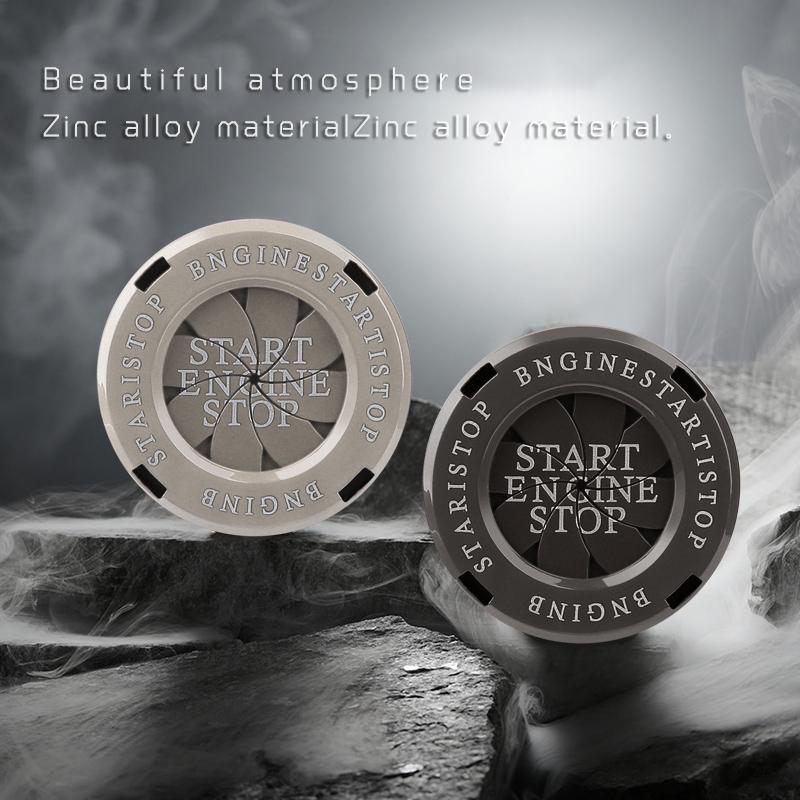 Car Interior Modification One-button Start Button Ignition Switch Rotating Protective Cover Motorcycle Start Ring