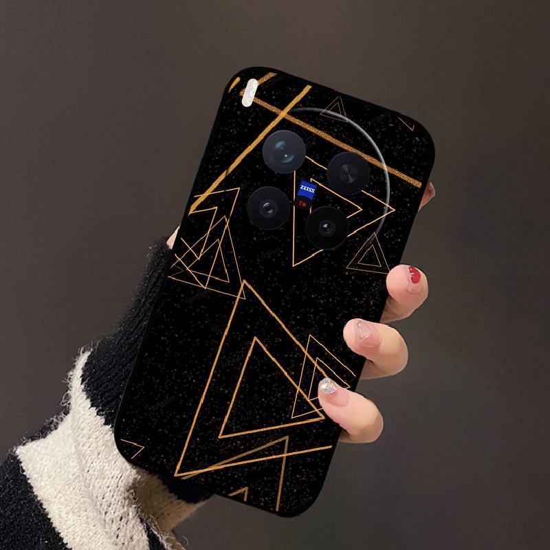 Для Vivo X300 Pro Чехол Новый Стильный Силиконовый Мягкий ТПУ Задняя Крышка Для Vivo X300Pro Ударопрочный Бампер Fudna X 300 Pro V2502A Capa