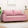 VidaXL 2-seater Sofa Pink 140 Cm Velvet 359202