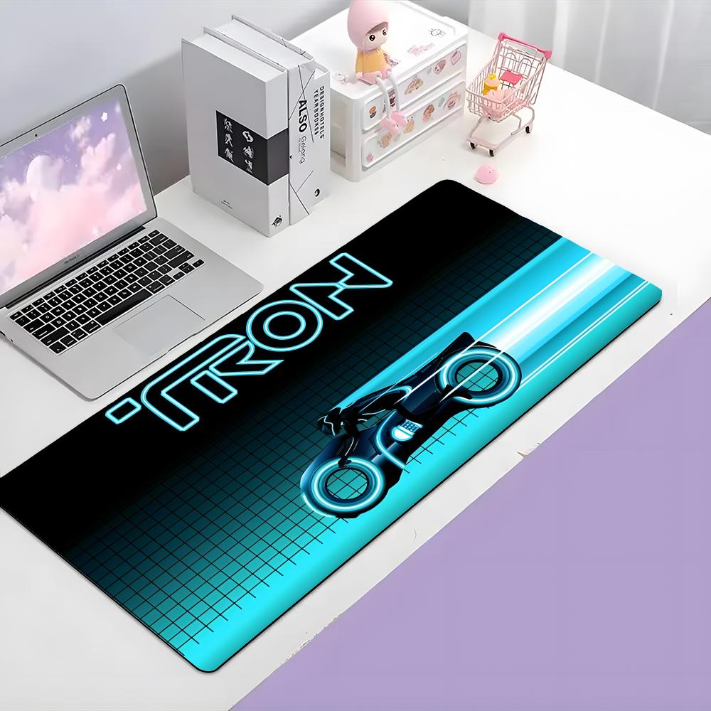 Movie Scifi Ttron Legacy Mouse Pad Large Gaming Mousepad With Thick Stitched Edge Nonslip Desk Mat