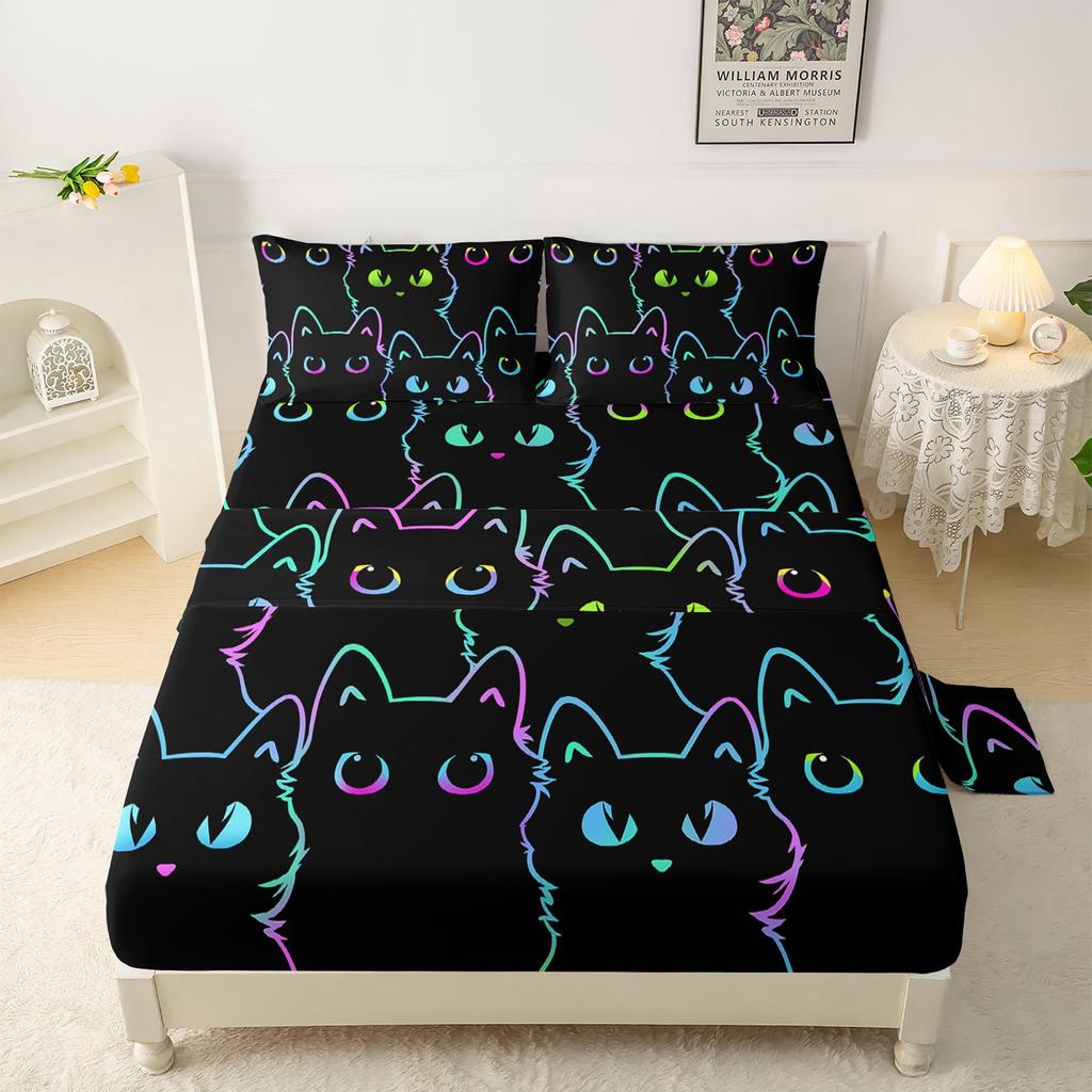 Спорт Баскетбол Футбол Бейсбол Узор Простынь Четырехпредметный Постельный Комплект Спальня Общежитие Постельные Принадлежности