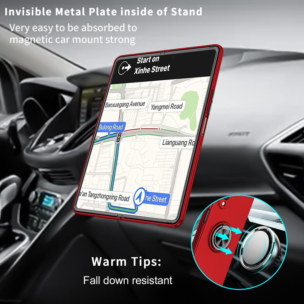 Чехол-подставка с защитой от падения для Samsung Galaxy Z Fold 3 2 5g Fold4 Fold 4 Fold3 Fold2 с противоударным встроенным чехлом