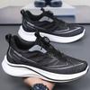 Sneakers men's 2025 fashion new button shoes lightweight breathable casual shoes mesh non-slip boys running shoes men
