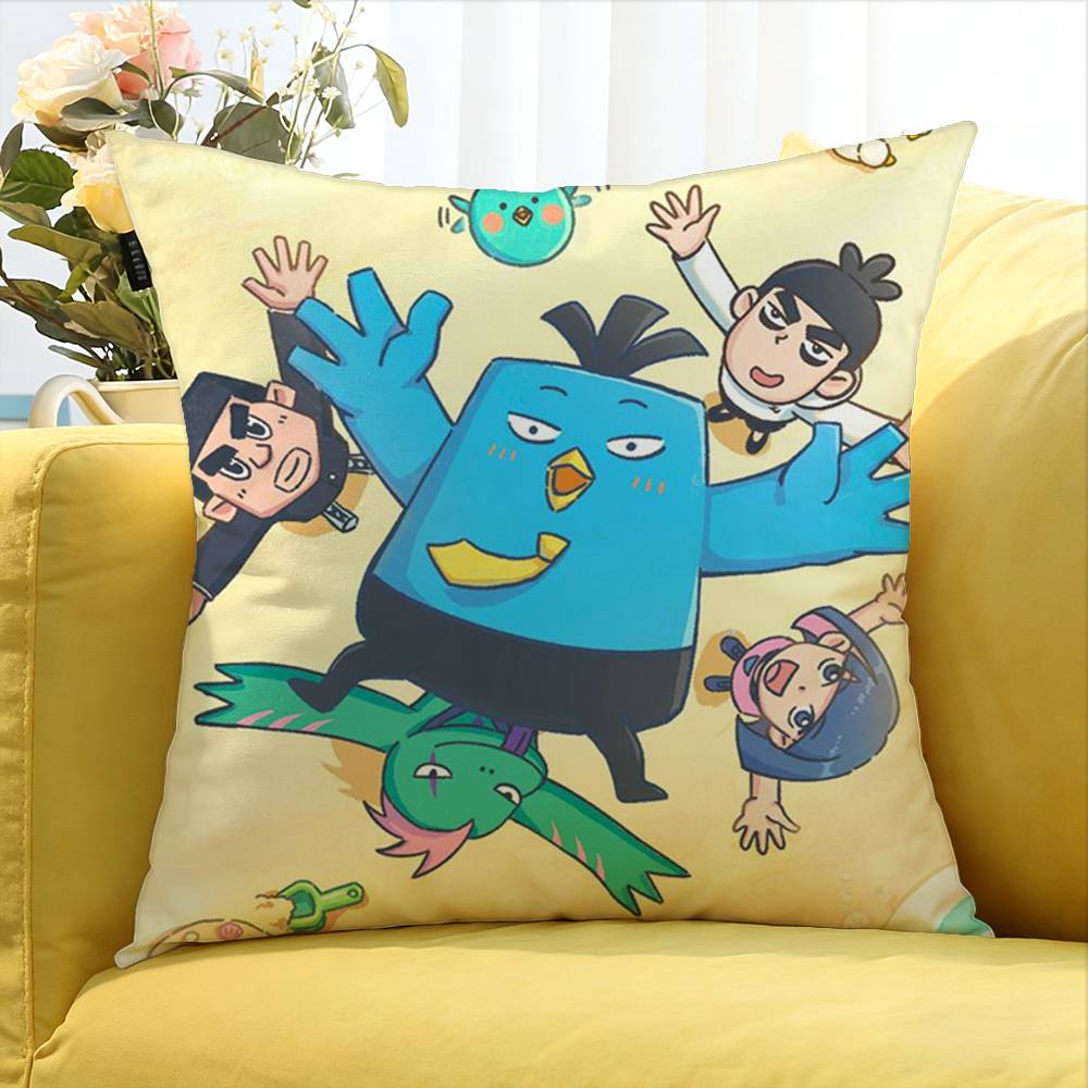 Scissor Seven World Various Sizes Square Pillow Case For Car Home Bedchamber Decor