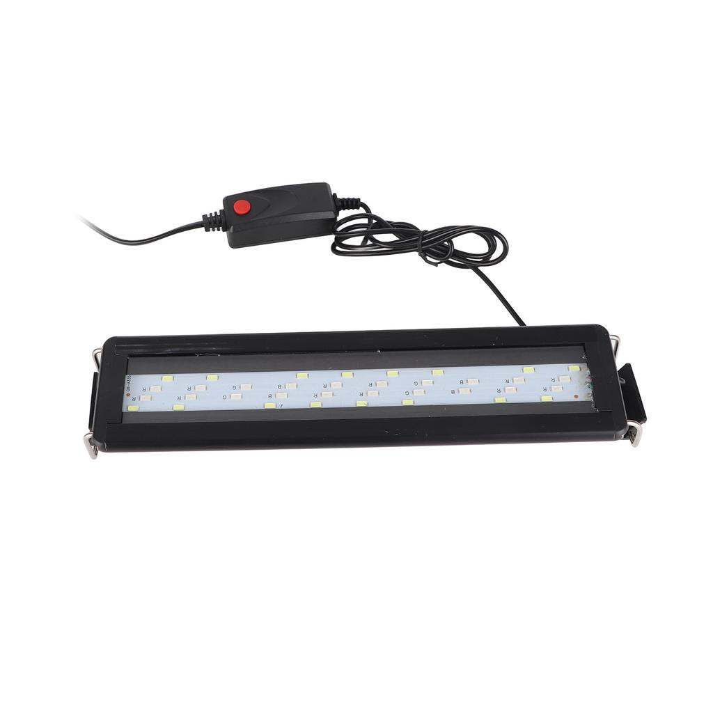 Светодиодный светильник для аквариума, изменяющий цвет, 3 уровня, регулируемый, 4 ряда, светильник для аквариума с выдвижным механизмом