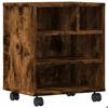 Подставка для принтера - vidaXL - Дымчатый дуб - 41x32x48 см - 4 ролика - Многофункциональный