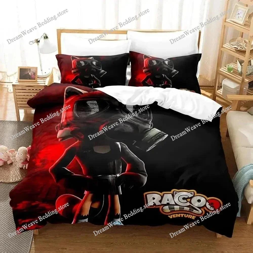 Raccoo Venture Bedding Set Single Twin Full Queen King Size Bed Set Adult Kid Bedroom Duvet Cover Sets 3D Print Game Bed Sheet96