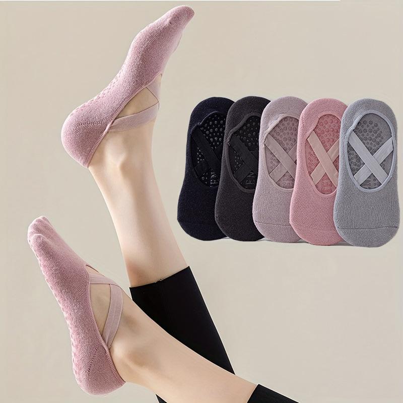 Custom Knitted Yoga Socks Summer Youth Children Quick Dry Anti-slip Breathable Dance Indoor Ballet Pilates Grip