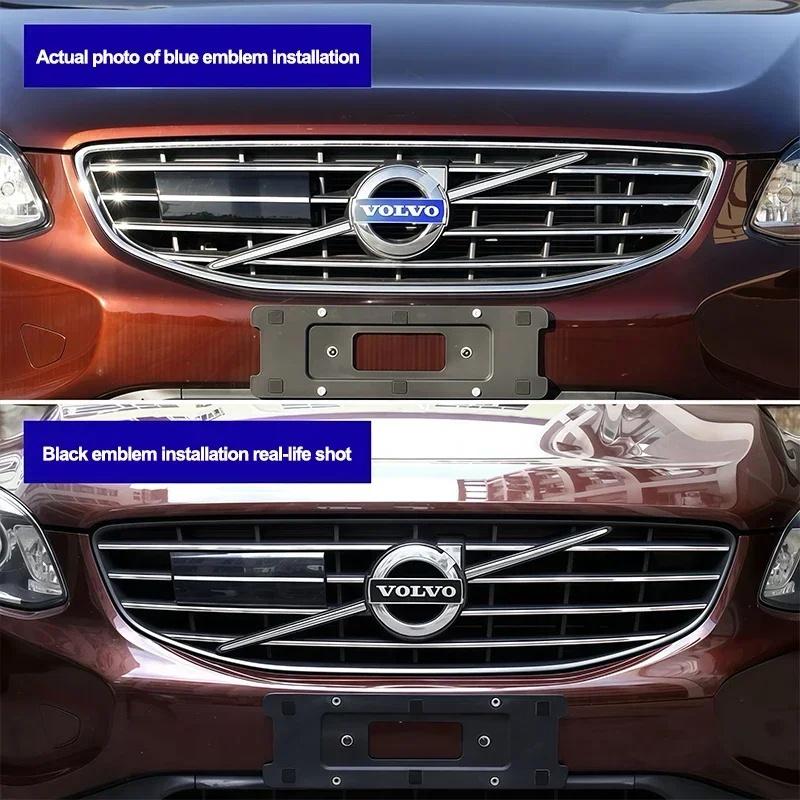 Car Front Grille Logo Sticker for Volvo XC40 XC60 XC90 S60 S90 V50 V70 V60 Trunk Steering Wheel Emblem Badge Decal Accessories